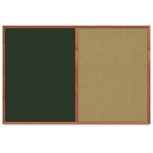Slim Style Indoor Enclosed Corkboard, 30